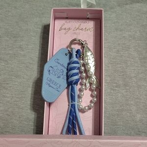 Silver and Blue Key Holder